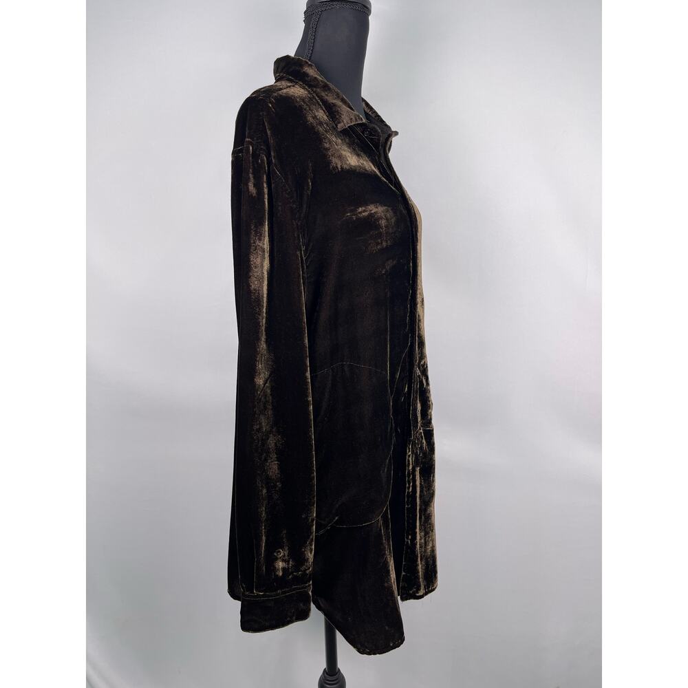 Dear John Hazel Chocolate Tunic Blouse M - Picture 8 of 15